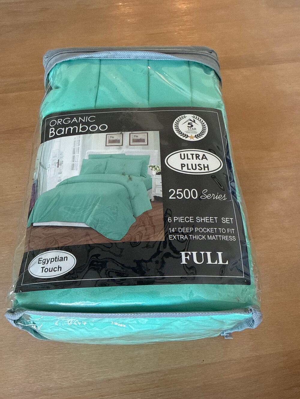 Organic Bamboo Ultra Plush Full Eqyptian Touch Sheets Green